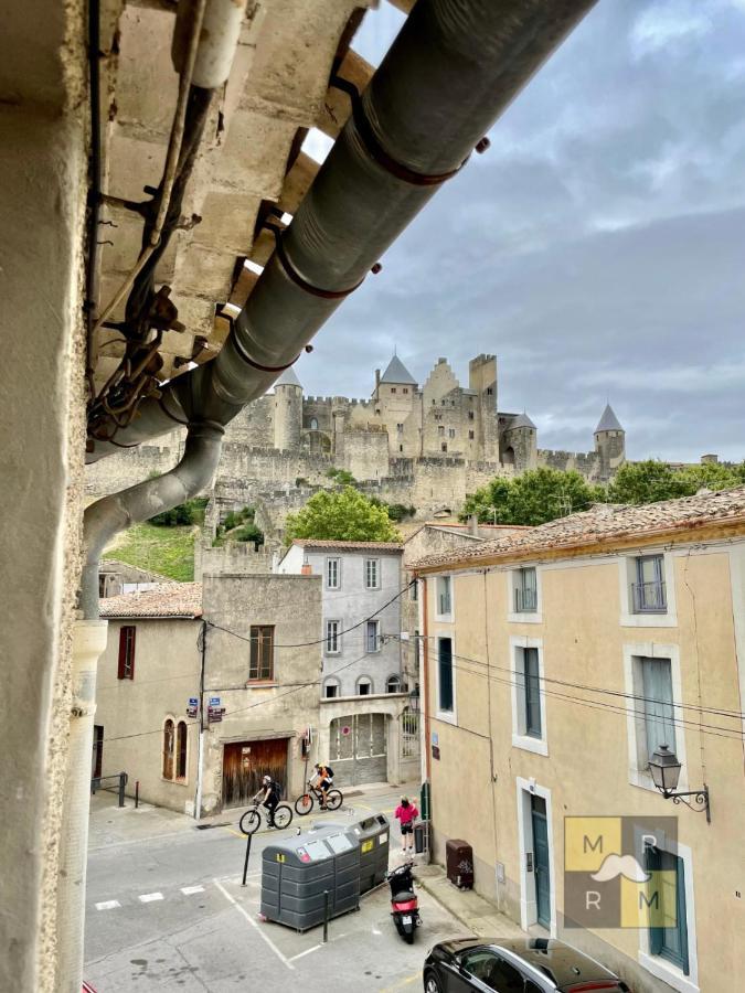 Le Donjon - Vue Cite Pied Cite Medievale Neuf การ์กาซอน ภายนอก รูปภาพ